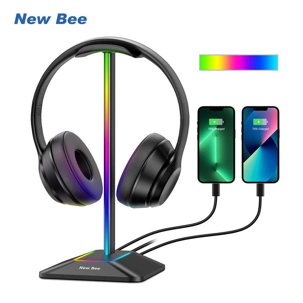 Esports Gaming Desk - New Bee Z8 RGB Headphones Stand