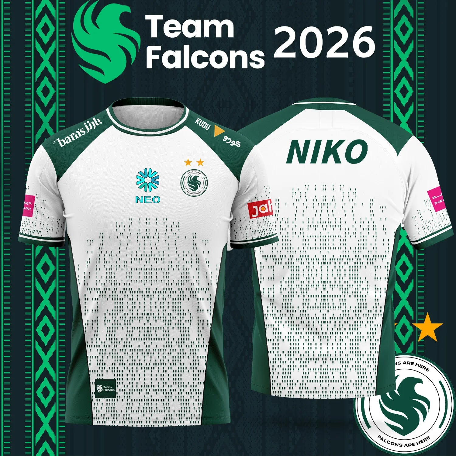Esports Gaming Team - Family Matching 2026 Team Falcons NIKO