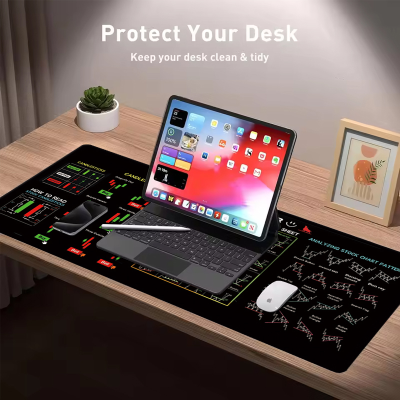 EXCO Stock Market Trader Leath - đánh giá và giá Esports Gaming Desk