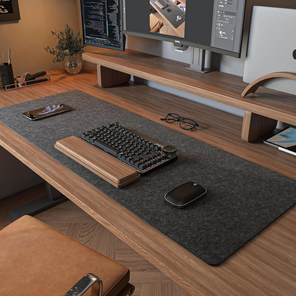 Felt Desk Mat Computer Mat for - đánh giá và giá Esports Gaming Desk