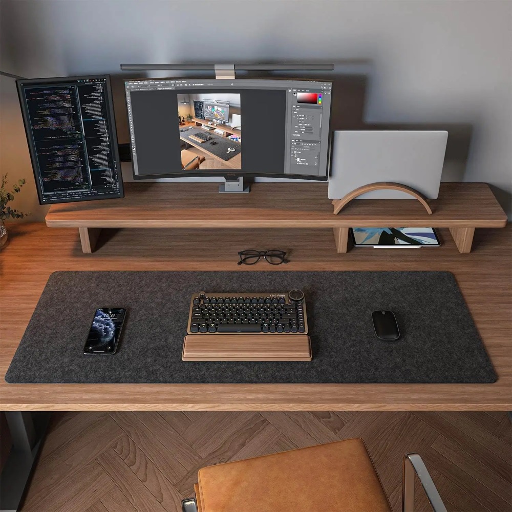Felt Desk Mat Computer Mat for - đánh giá và giá Esports Gaming Desk