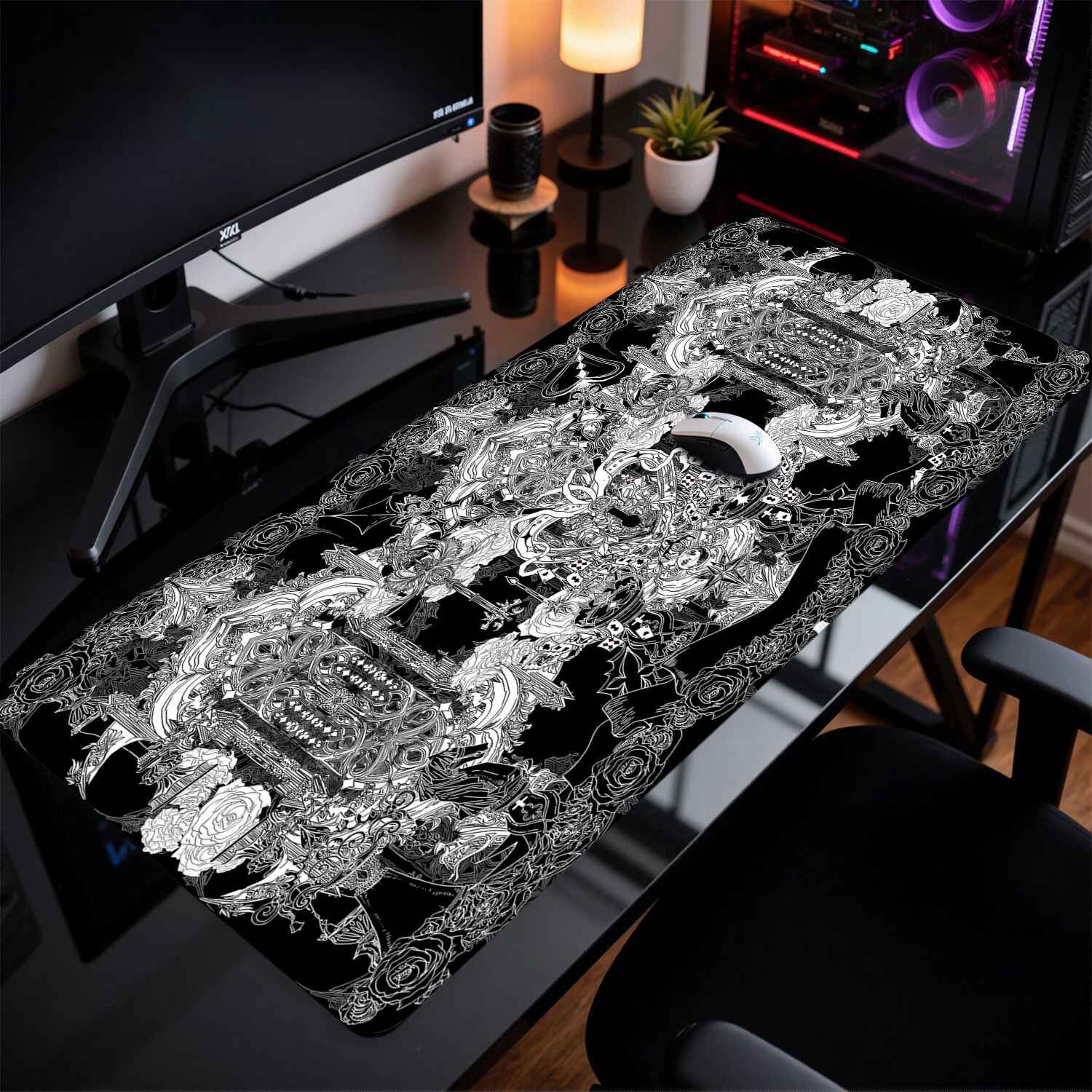 Divine Realm Gothic Building M - đánh giá và giá Esports Gaming Desk