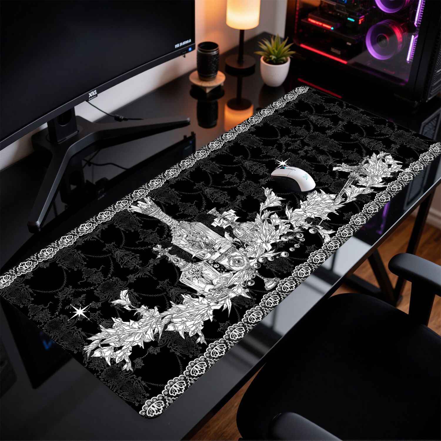 Divine Realm Gothic Building M - đánh giá và giá Esports Gaming Desk