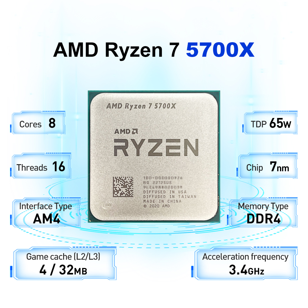 NEW AMD Ryzen 7 5700X 8-Core 1 - đánh giá và giá Amd Cpu Ryzen 7
