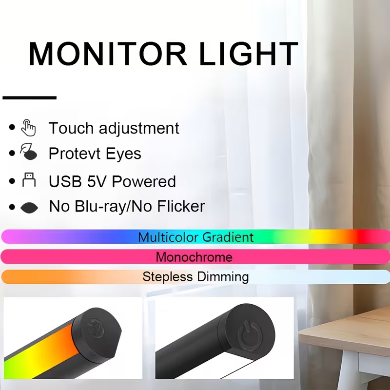 Computer Monitor Screen Light  - đánh giá và giá Esports Gaming Desk
