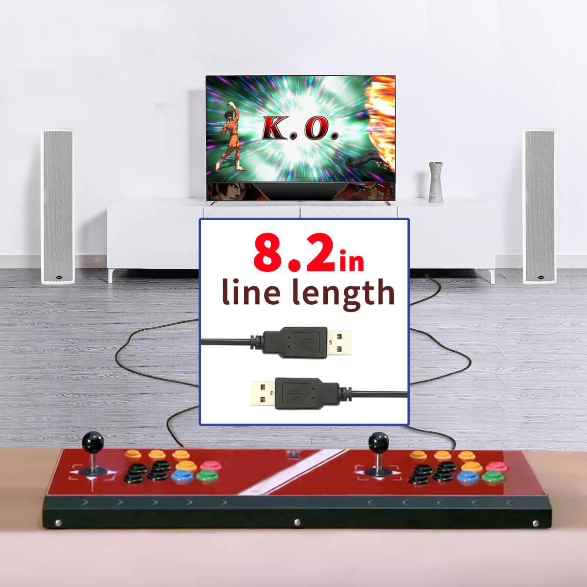 Double arcade stick multiple g - đánh giá và giá Esports Gaming Team
