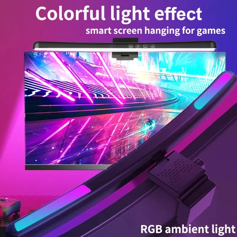 Computer Monitor Light Bar RGB - đánh giá và giá Esports Gaming Desk